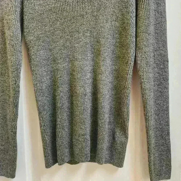 Asos design  heather gold and black long sleeve light sweater size medium - Picture 3 of 6